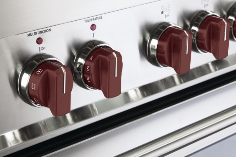 Color Knob Set for Designer Single Oven Dual Fuel Range VEKNDGESBU
