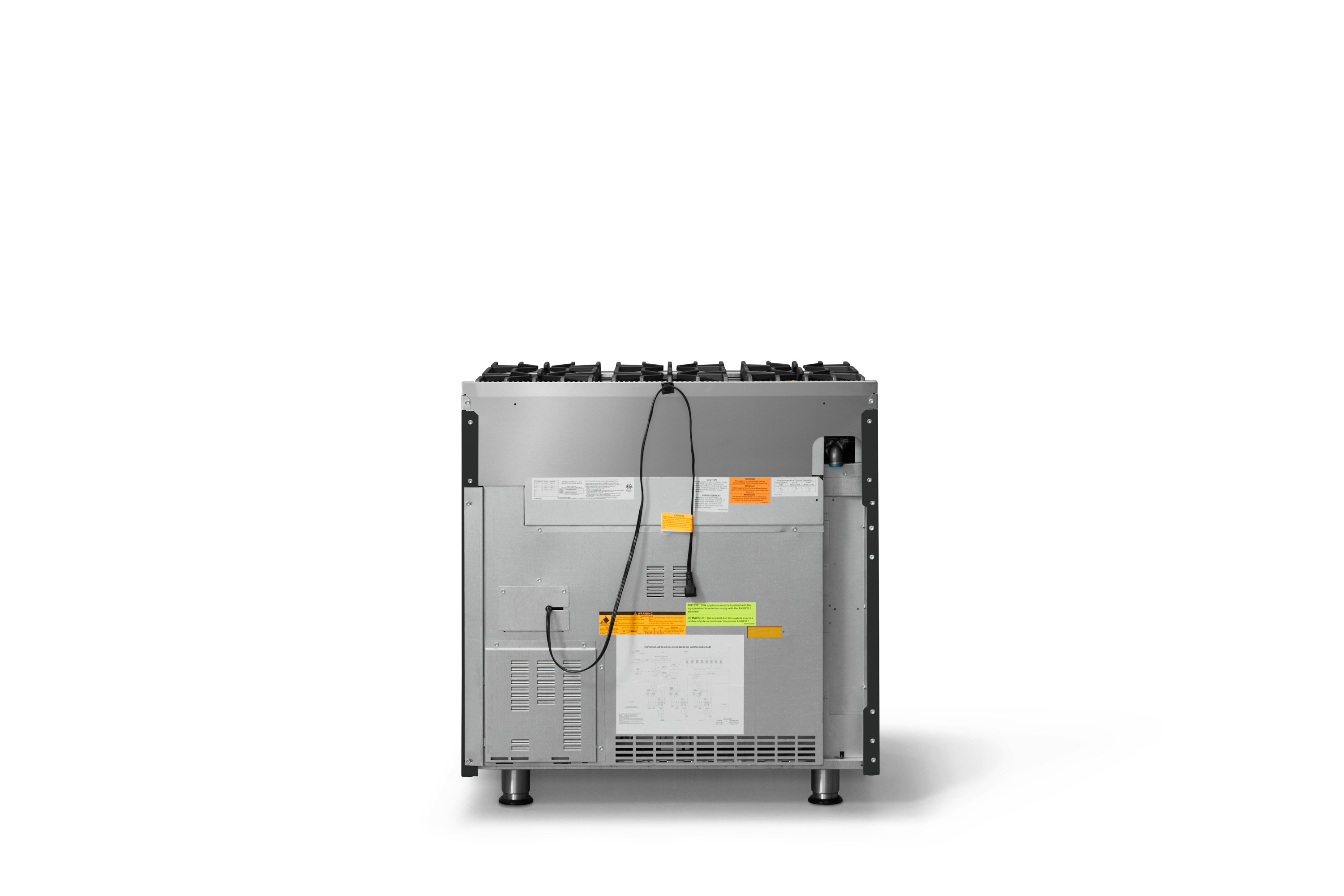 36"W. Sealed Burner Gas Range VGR5366BAN