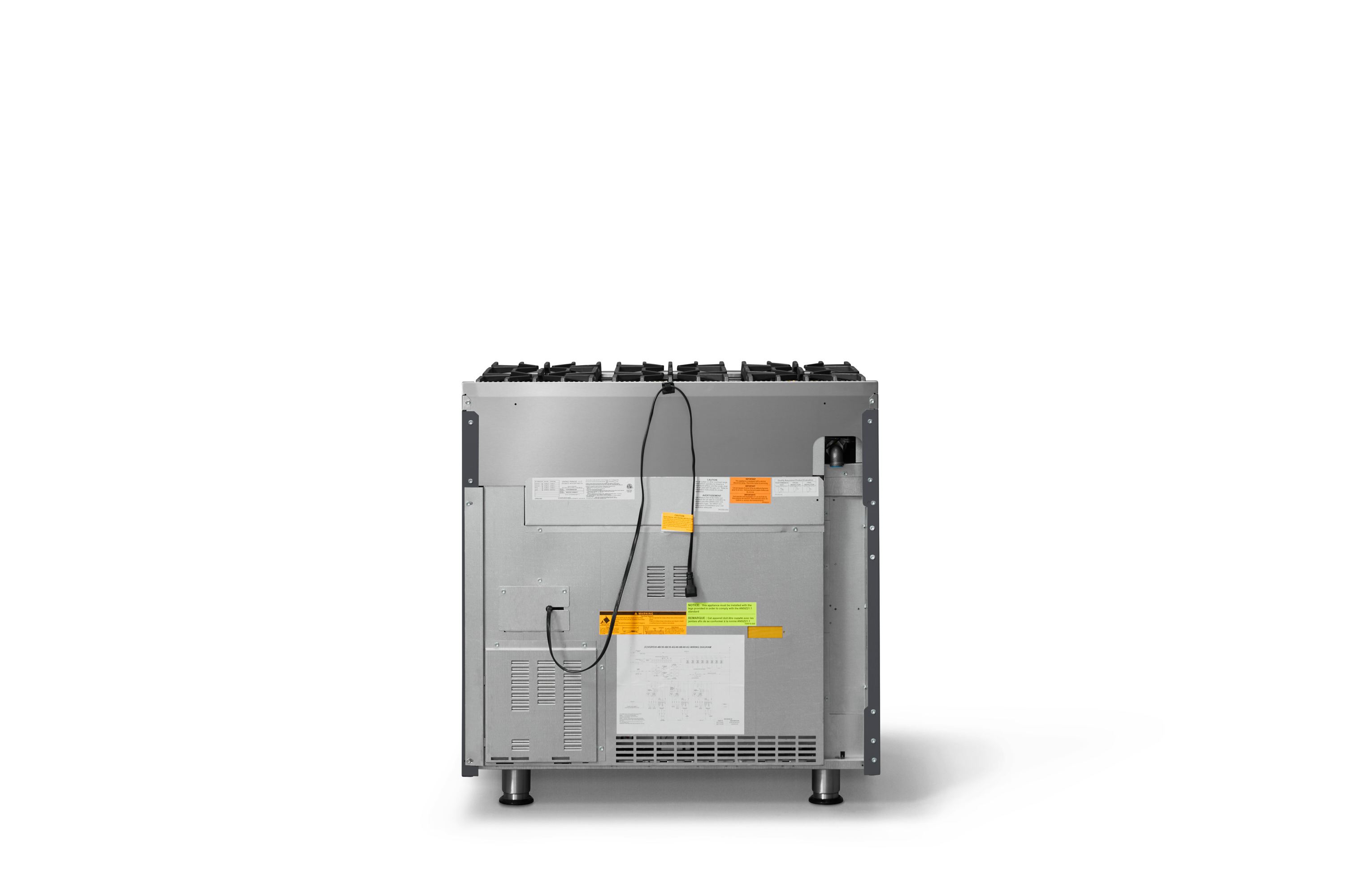 36"W. Sealed Burner Gas Range VGR5366BCS