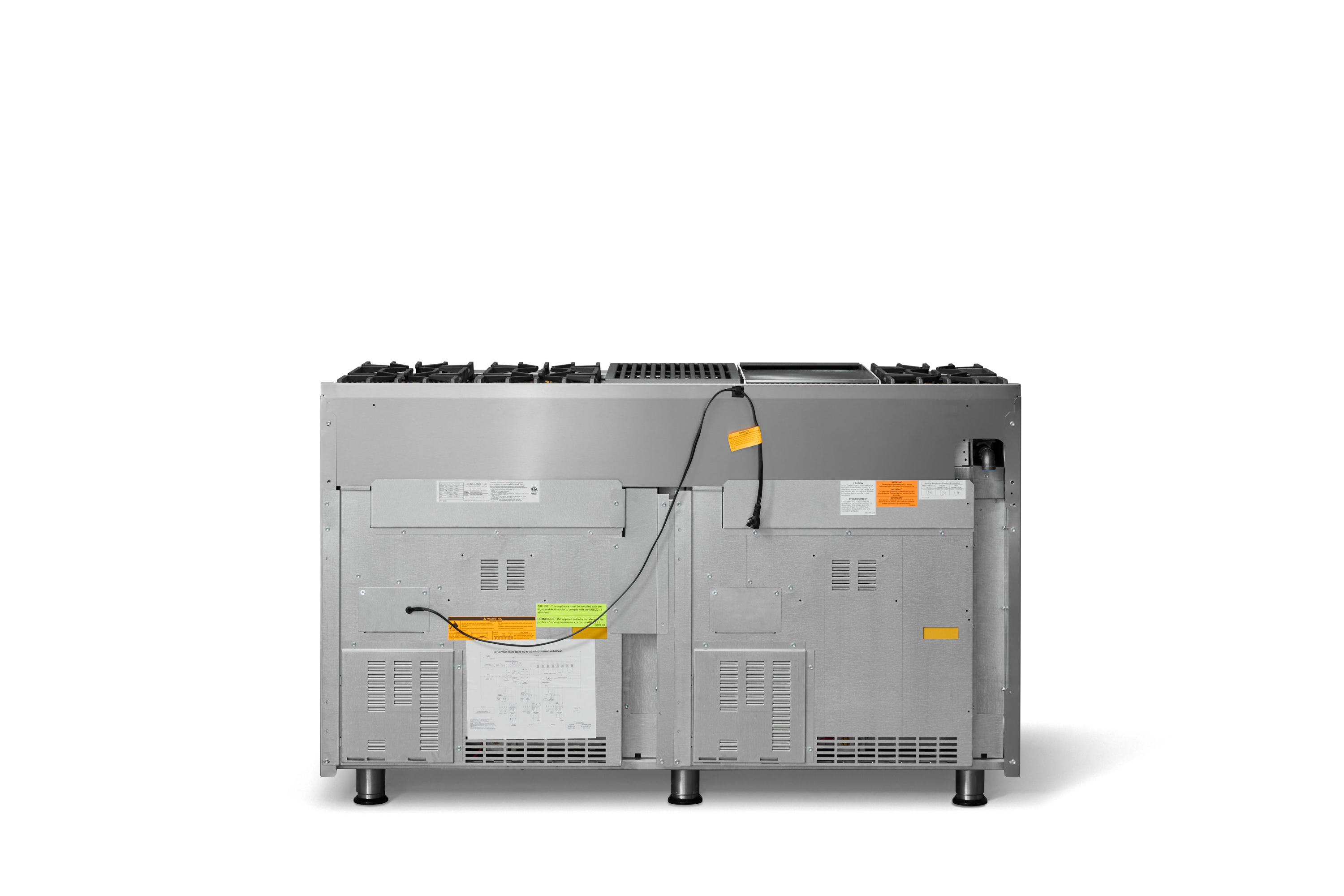 60"W. Sealed Burner Gas Range VGR5606GQSS