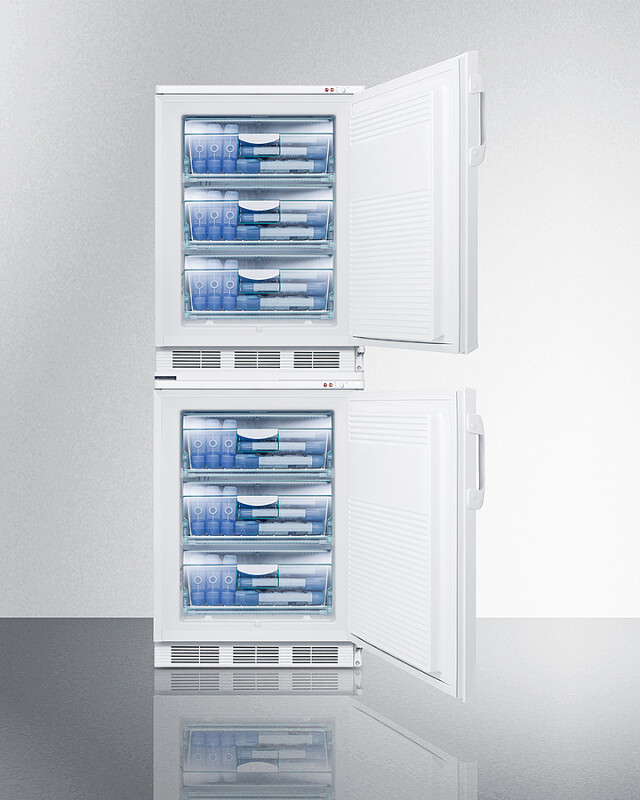 24" Wide Stacked All-Freezers VT65MLSTACK