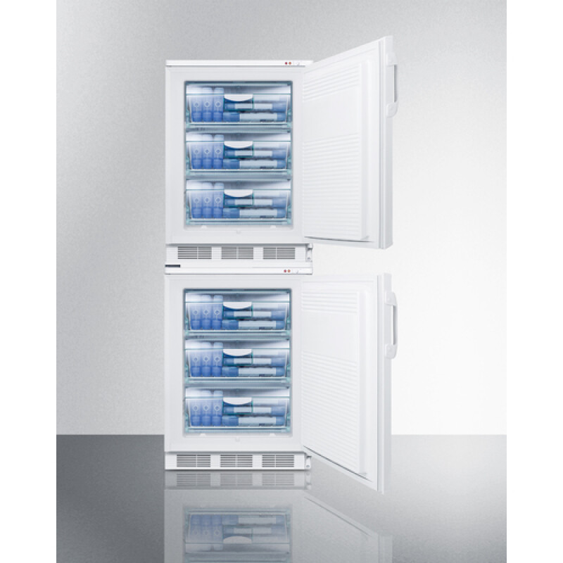 24" Wide Stacked All-Freezers VT65MLSTACK