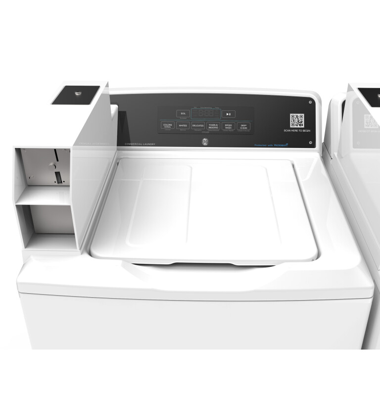 3.8 cu. ft. Capacity Commercial Washer with Stainless Steel Basket, Built-In App Payment System SITE WIFI REQUIRED, 5-Year Warranty VTW565ASVWB