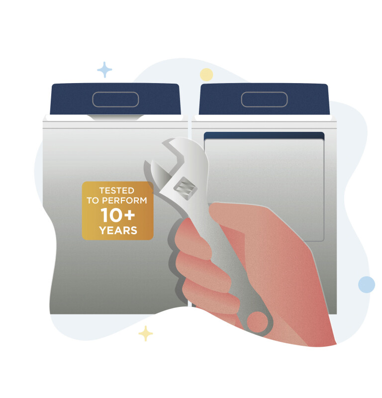 3.8 cu. ft. Capacity Commercial Washer with Stainless Steel Basket, Built-In App Payment System SITE WIFI REQUIRED, 5-Year Warranty VTW565ASVWB