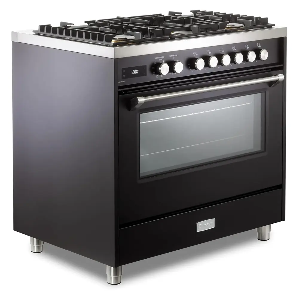 36" Ultima Dual Fuel Range Matte Black VUFSGE365E