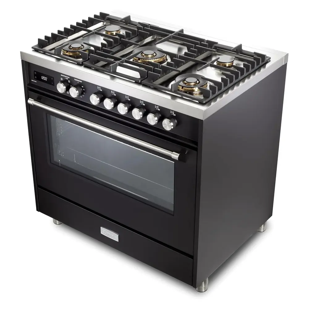 36" Ultima Dual Fuel Range Matte Black VUFSGE365E
