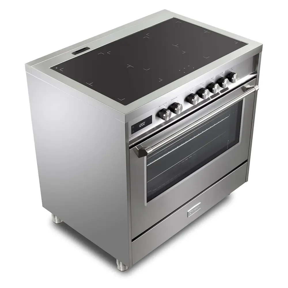 36 inch Ultima Collection Freestanding Induction Range with 5 Elements, 5 cu. ft. Oven Capacity VUFSIE365SS