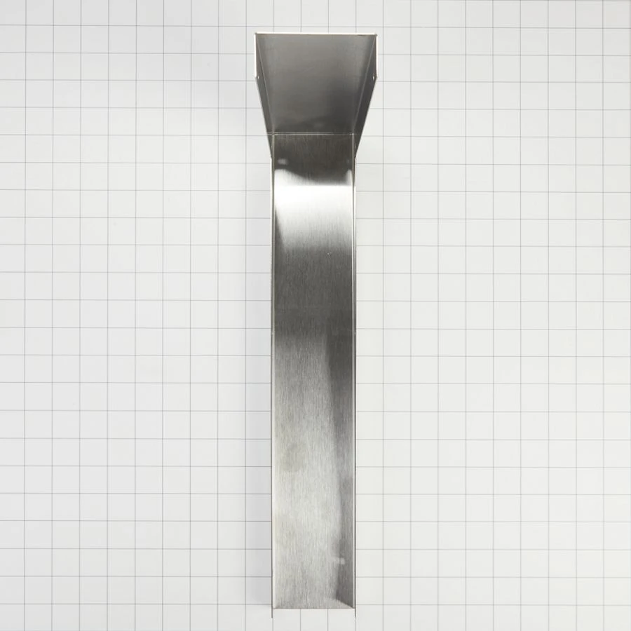 3" X 17 1/4" X 11" Over-The-Range Microwave Trim Kit with stainless steel trim pieces, mounting hardware, & instructions W10164745