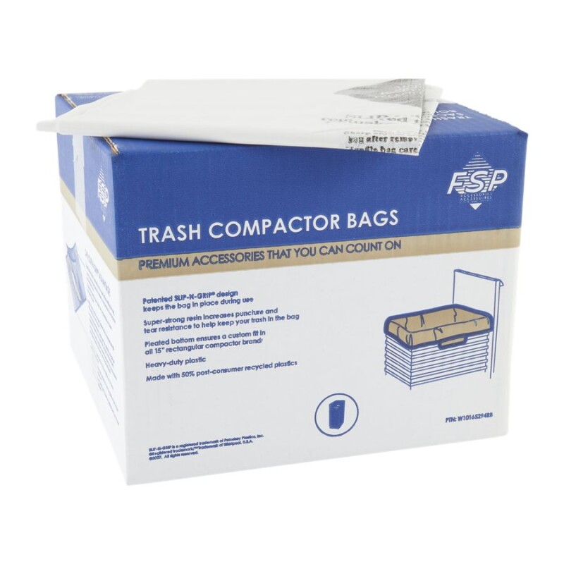 Whirlpool Trash Compactor Bags, 60-ct. White W10165294RB Picture 1