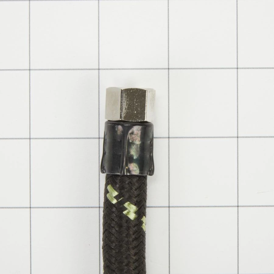 Dishwasher Water Line Installation Kit With 6' Hose, 3/8" X 3/8" Npt Male Compression Elbow, 3/4" X 3/8" Brass Gooseneck W10278635RP