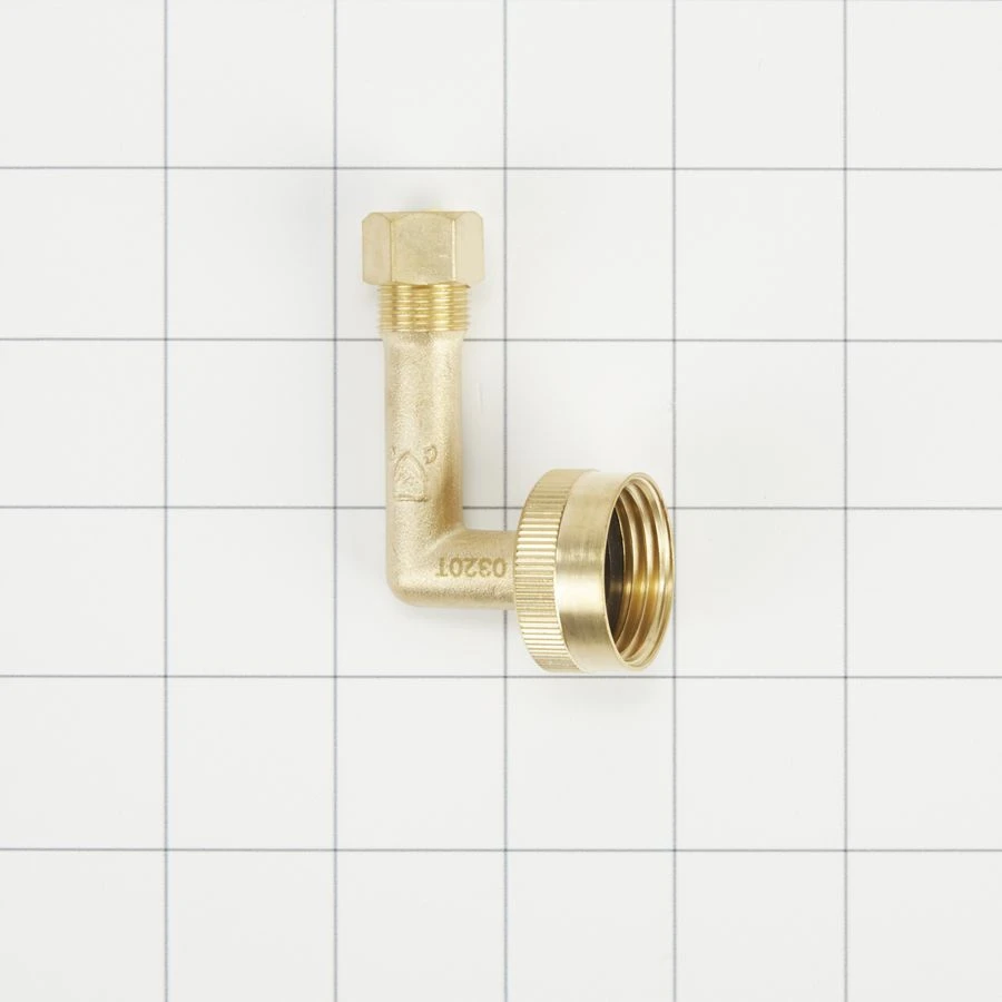 Dishwasher Water Line Installation Kit With 6' Braided Hose, 3/8" Comp X 3/8" Npt Male Elbow Fitting, 3/4" Nh X 3/8" Comp Gooseneck Fitting With Epdm Washer, Teflon Tape, And Instructions W10278636RC