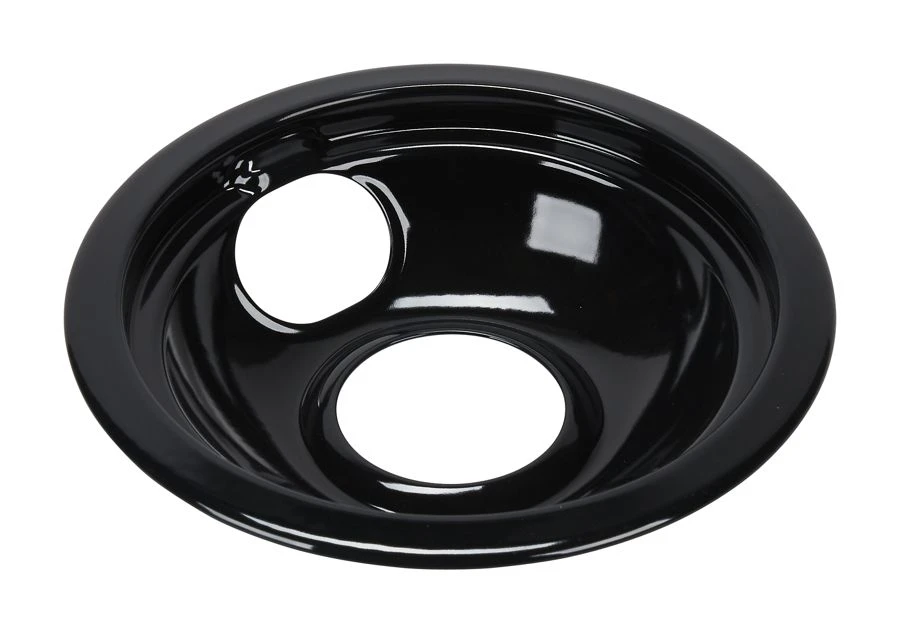 Range Electric/cooktop 6-in Round Drip Bowl (single-pack) - Black For Non-hinged, 2-wire Plug Cooking Elements W10290353RW