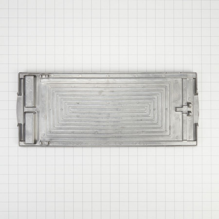 Range Griddle - Black With Non-stick Surface Cast Aluminum, 2-divided Grease Wells And Recessed Drain Channels (1-in H X 7 3/4-in W X 19 3/4-in D) W10432544