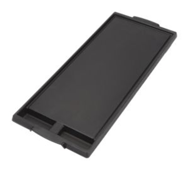 Range Griddle - Black With Non-stick Surface Cast Aluminum, 2-divided Grease Wells And Recessed Drain Channels (1-in H X 7 3/4-in W X 19 3/4-in D) W10432544