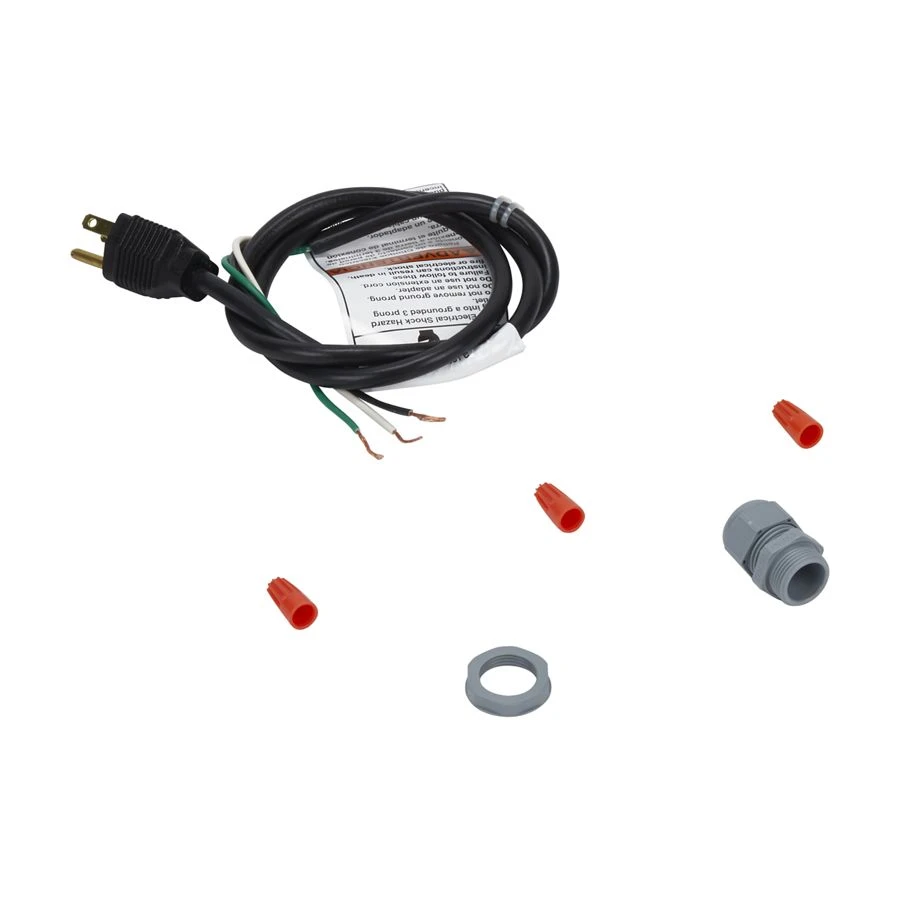 5' Range Hood Power Cord, Black, with a 3-prong, 125-volt design W10613691