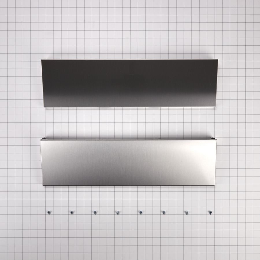 Jennair Wall Hood Chimney Extension Kit For Installation Of 36-in Hood Into 48-in Opening - Stainless Steel (includes Two Panels And Eight Screws) W10646269