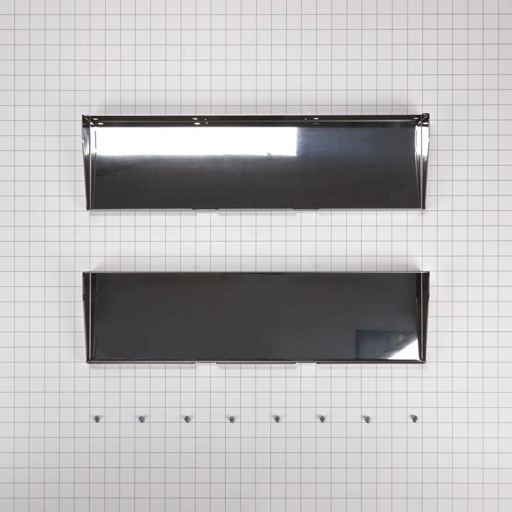 JennAir Wall Hood Chimney Extension Kit for Installation of 36-IN Hood into 48-IN Opening - Stainless Steel (Includes Two Panels and Eight Screws) W10646269