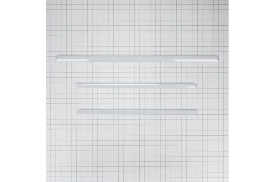 30" Slide-in Range Trim Kit, White, With (1) 30" L Trim Piece, (2) 20" L Trim Pieces, And Installation Instructions W10675027