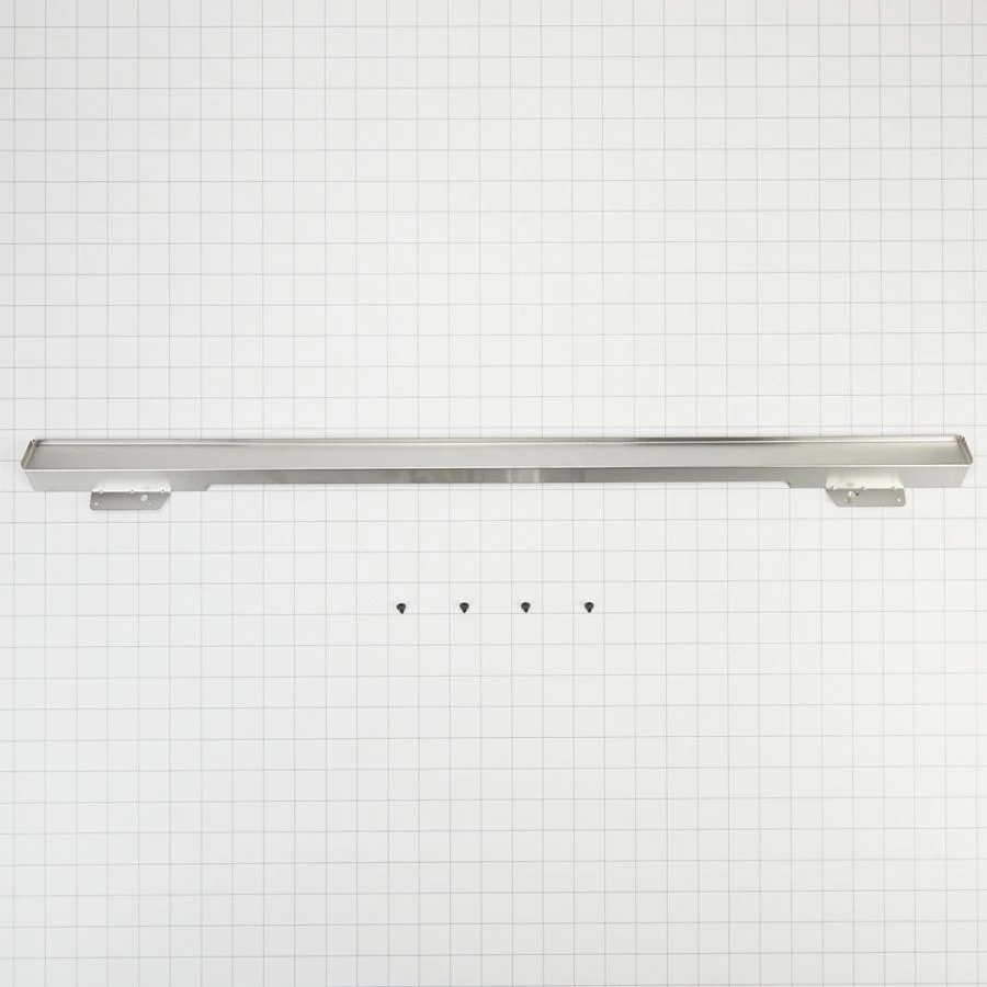 30" Warming Drawer Heat Deflector, Black/Stainless Steel W10727416