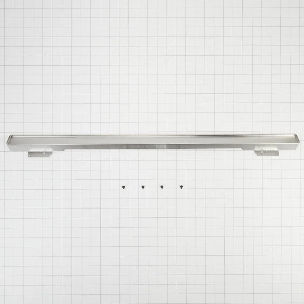 30-IN Warming Drawer Heat Deflector - Black/Stainless Steel W10727416