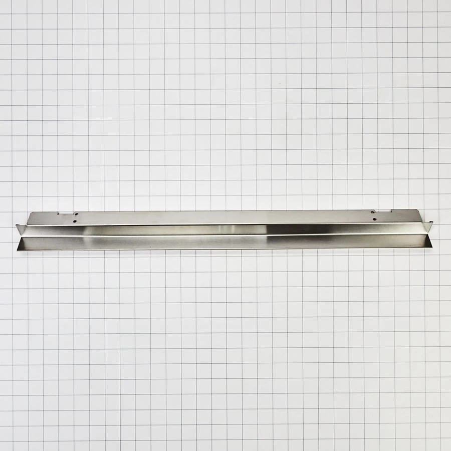 27" Microwave Vent Trim Kit, Stainless Steel, with trim pieces and deflector shield, fits KMBP107ESS W10752698