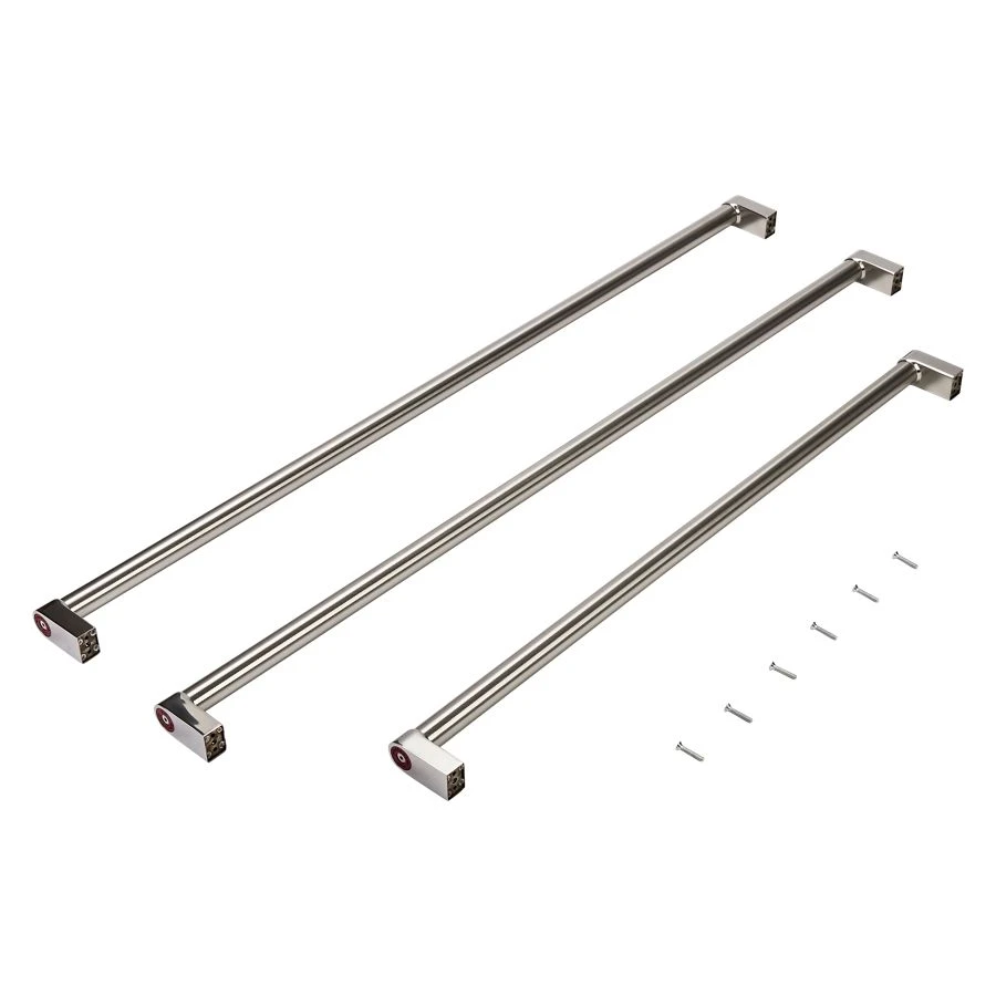 KitchenAid® 30-IN French Door Refrigerator Handle Kit with Red Medallions for Panel-Ready Models W10782871