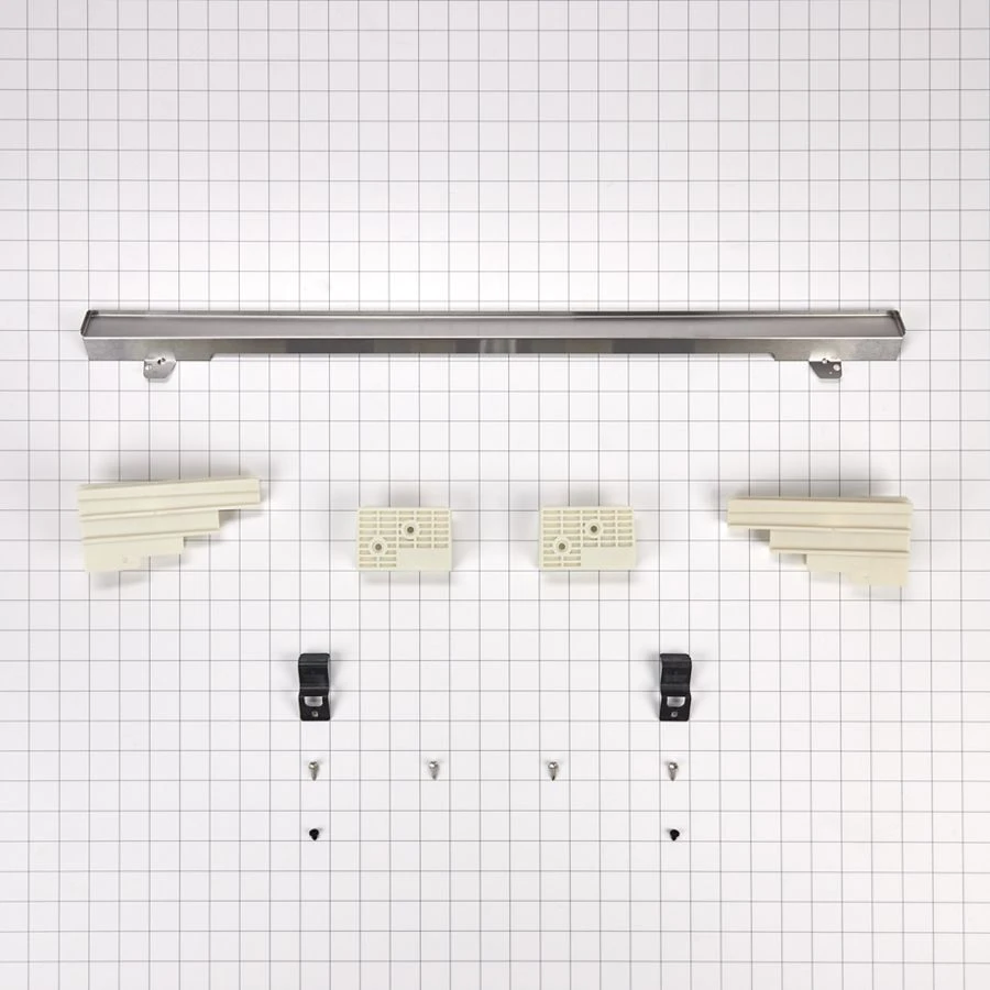JennAir 27-IN Oven Flush Installation Trim Kit - Stainless Steel for Built-In Oven/Microwave Combination Models (JMW2427DS) W10801481