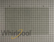 Oven/Microwave Combo Door Glass W10827059