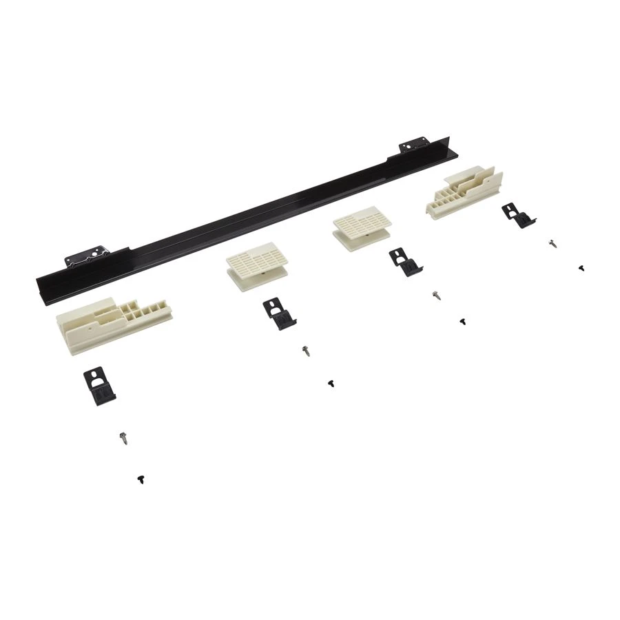 30" Built-In Range Flush Installation Trim Kit, Black, fits JMW3430DB W10837589