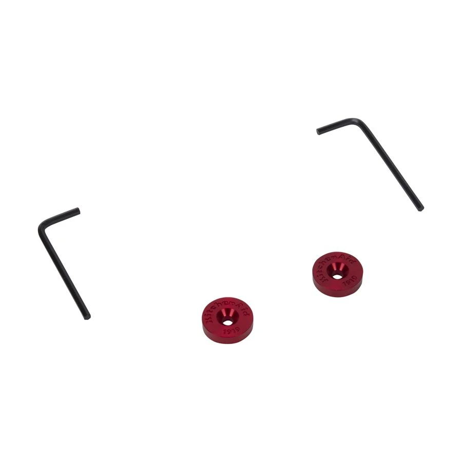 Refrigerator Handle Medallion (Set of 2) with Wrenches (1-INCHES 1- METRIC) for KAD Models - Red W10846207