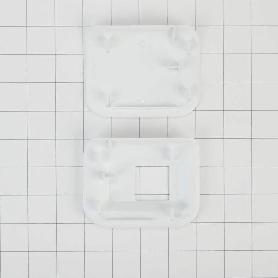 Dryer Door Reversal Kit, white-colored, for Advantage Maytag models with magnets W10895133