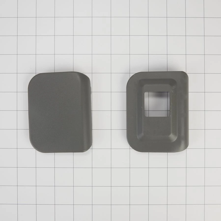 Dryer Door Reversal Kit, chrome shadow colored, for Advantage Maytag models with magnets W10895250