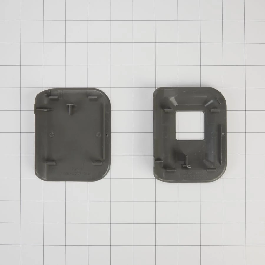 Dryer Door Reversal Kit, chrome shadow colored, for Advantage Maytag models with magnets W10895250