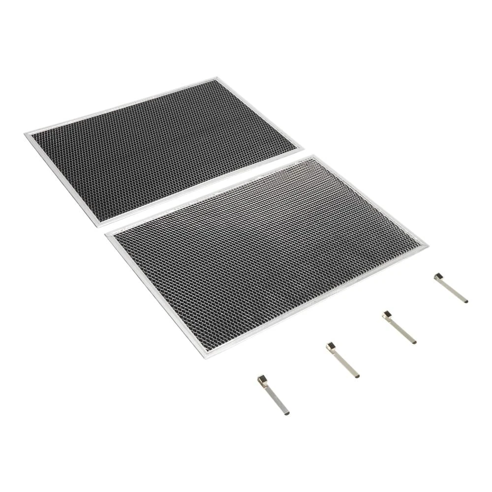 36-IN Range Hood Charcoal Filter Kit - Silver (Includes Two 16 1/2-IN X 11 1/2-IN Charcoal Filters and Four Clips) W10905735