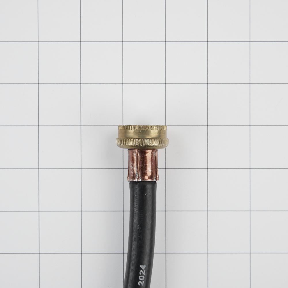 6' Black braided washer fill hoses - 2 pack W11085908