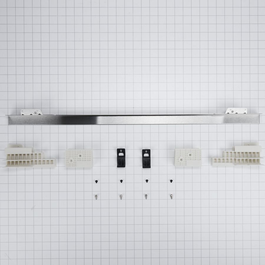 30" Combination Wall Range Flush Installation Trim Kit, Stainless Steel W11123004