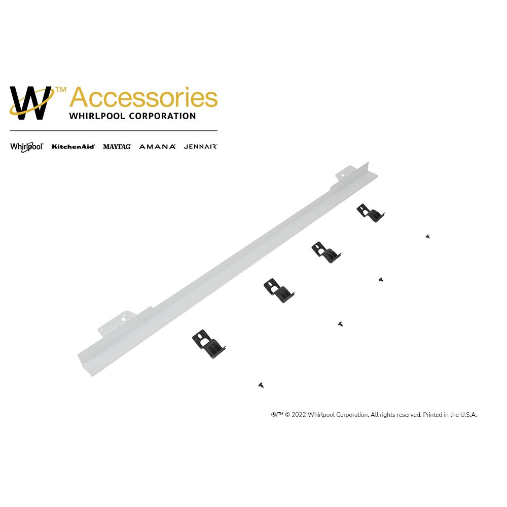 30" Built-In Range Flush Installation Trim Kit, White, fits WOS51EC0HW, WOD51EC0HW, WOS72EC0HW, and WOD77EC0HW W11173683