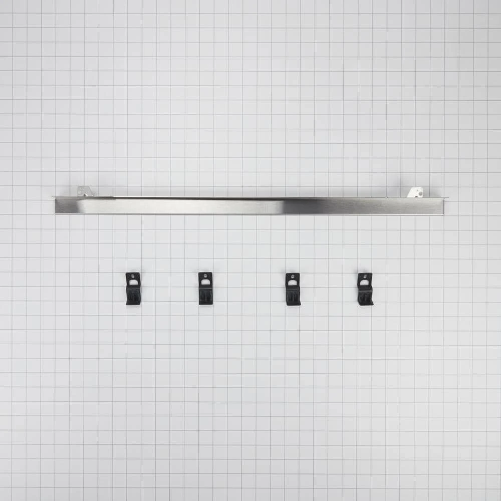 27" Built-In Range Flush Installation Trim Kit, Stainless, fits WOS51EC7HS, WOD51EC7HS, WOS72EC7HS, and WOD77EC7HS W11173693