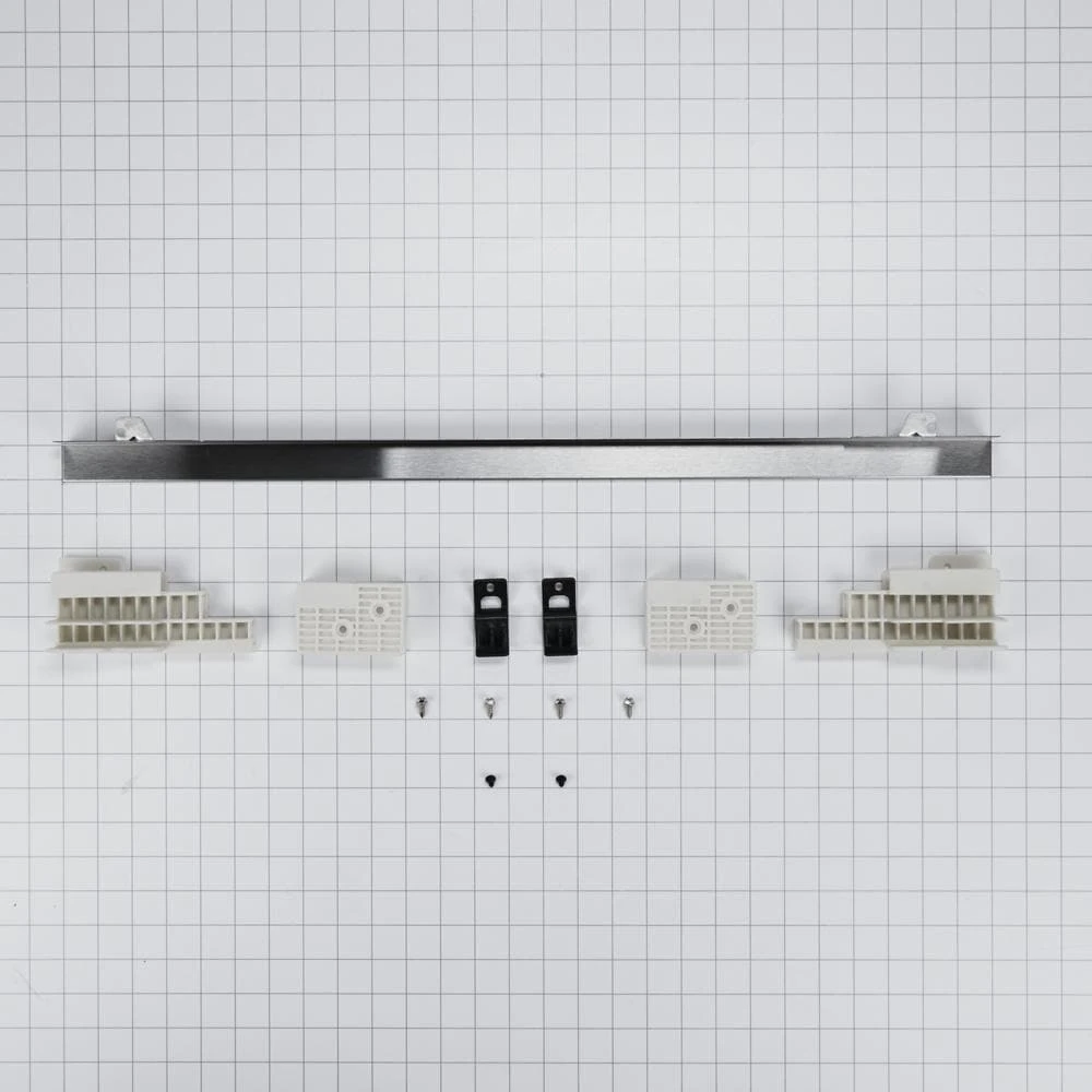 27" Combination Wall Range Flush Installation Trim Kit, Stainless Steel W11173695