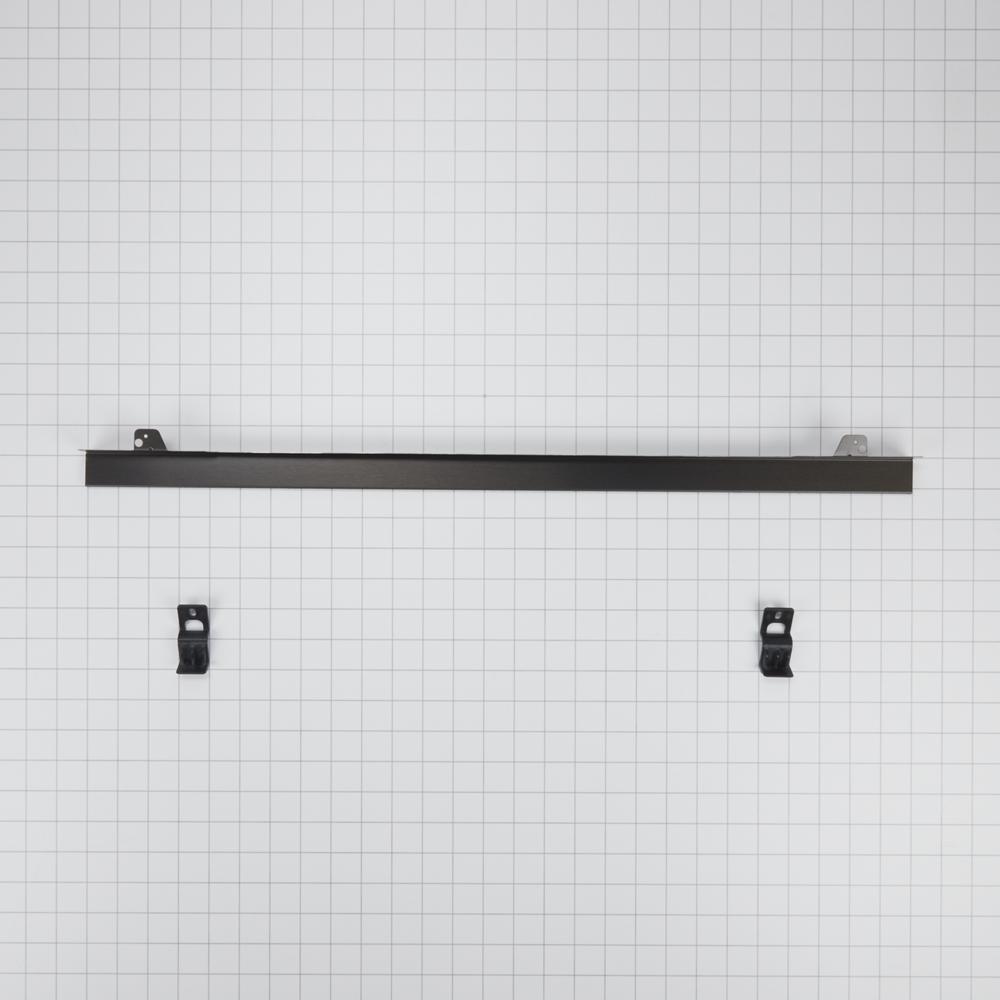 27" Built-In Range Flush Installation Trim Kit, Black/Stainless Steel, fits WOS72EC7HV and WOD77EC7HV W11173700