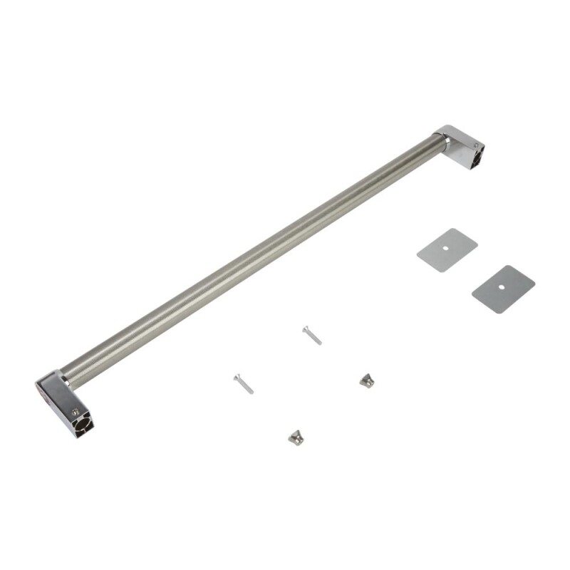 Whirlpool KitchenAid Handle Kit For Panel-Ready Undercounter Refrigerator with 2 red medallions Stainless Steel W11247090 Picture 1