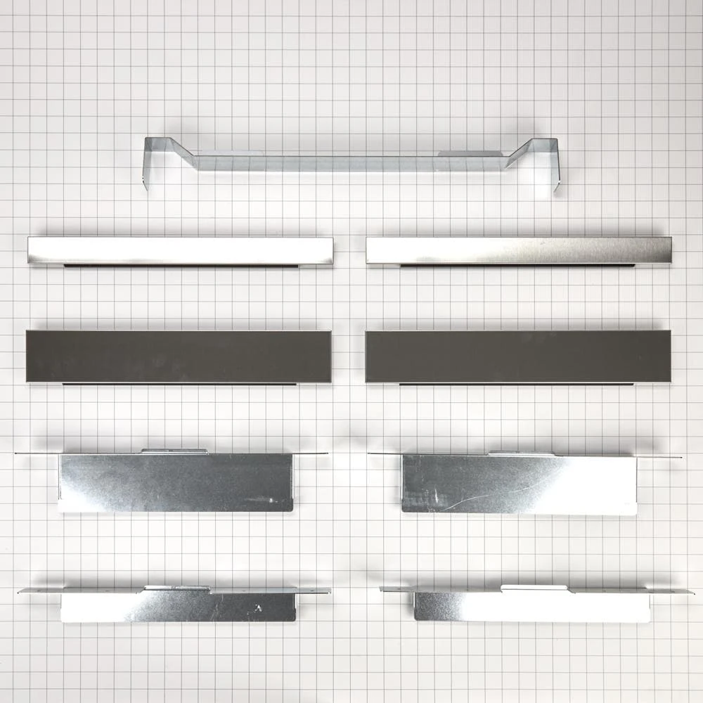 Built-In Oven Side Trim Kit, Stainless Steel with (2) 30" trim pieces W11300447