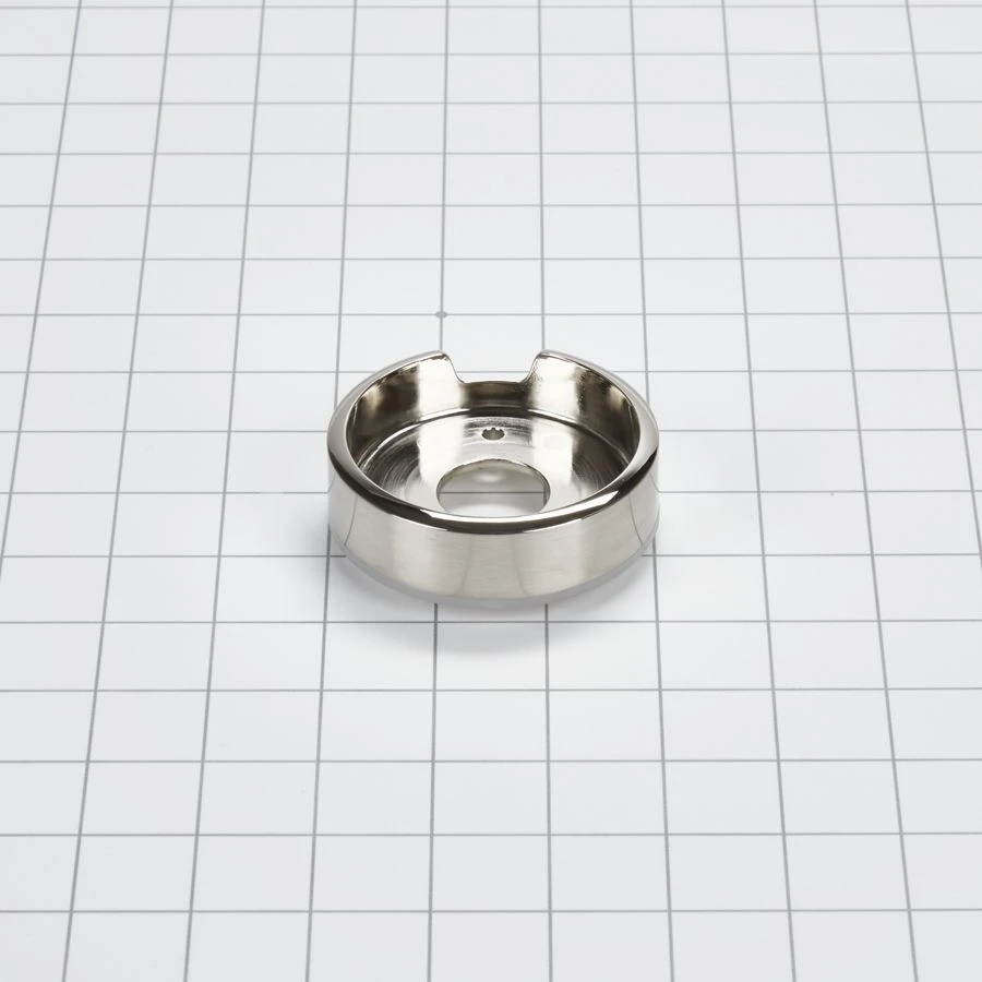 JennAir 3-IN D Single Bezel for Rise-Style Commercial Range and Rangetop Oven Knobs - Chrome W11317499