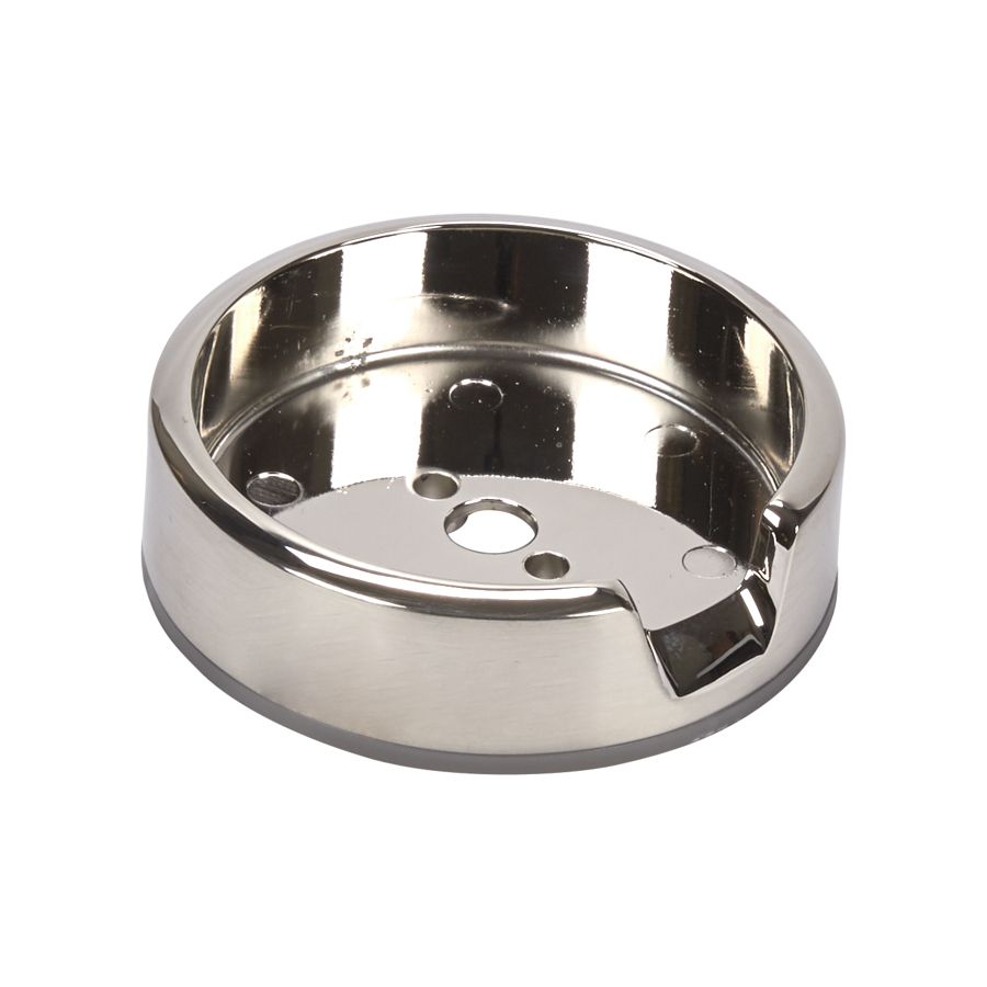 Jennair 3-in D Single Bezel For Rise-style Commercial Range And Rangetop Griddle Knobs - Chrome W11323024