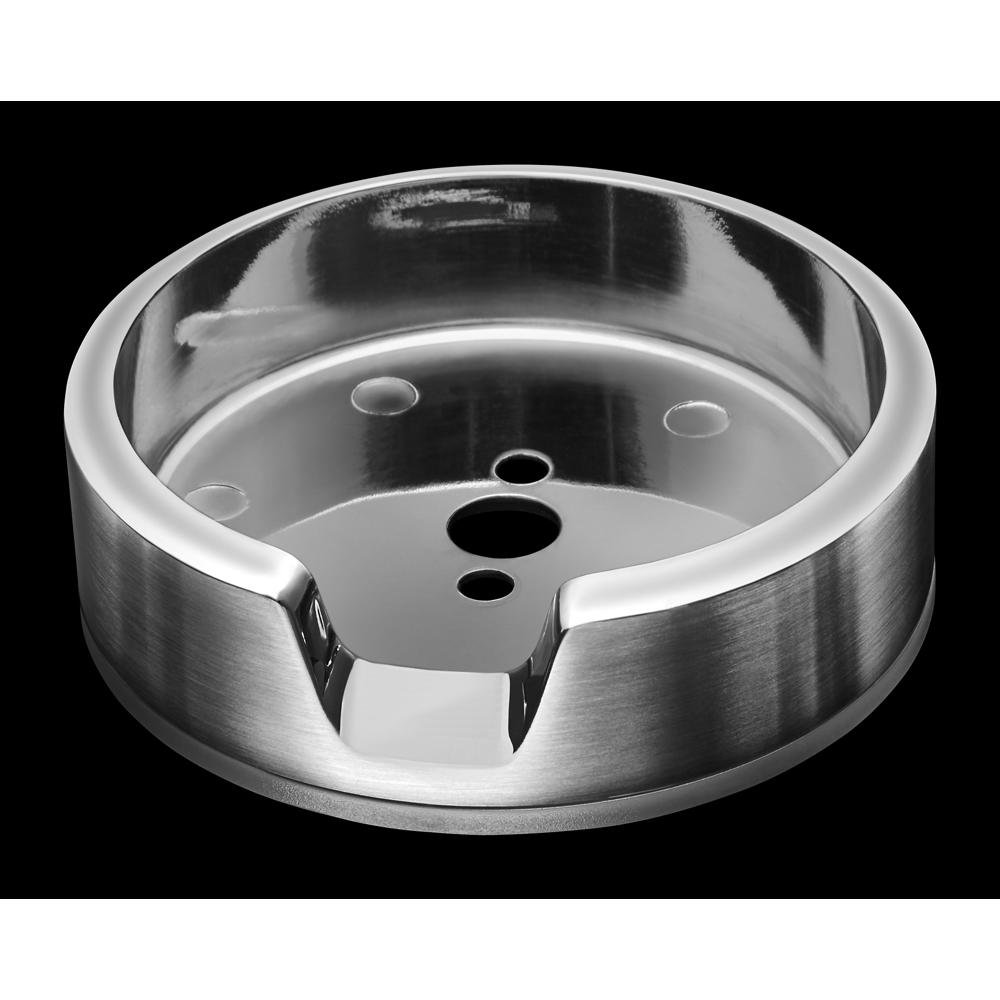 JennAir 3-IN D Single Bezel for Rise-Style Commercial Range and Rangetop Griddle Knobs - Chrome W11323024