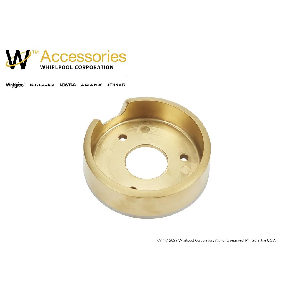 JennAir Single Bezel for Rise-Style Commercial Range and Rangetop Griddle Knobs - Brass W11323067