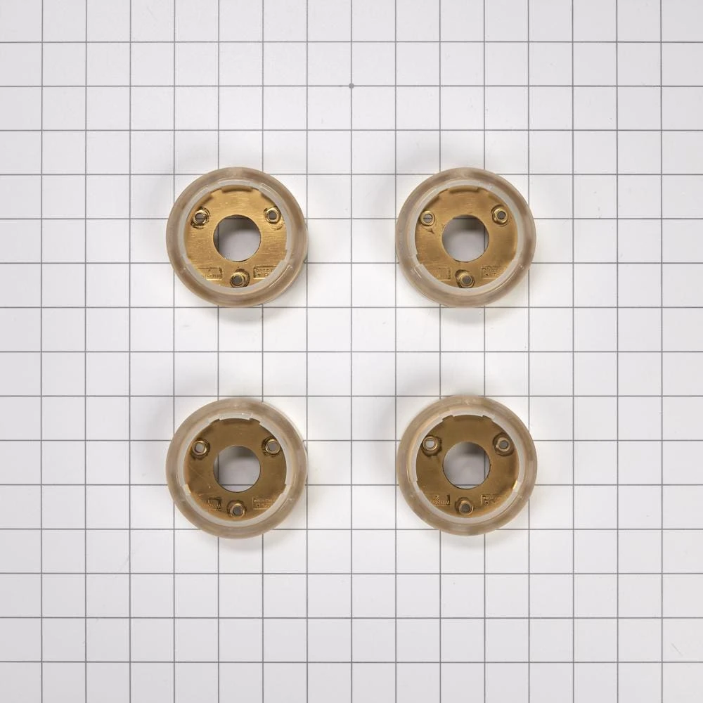 JennAir Bezel (Set of 4) for Rise-Style Commercial Range and Rangetop Knobs - Brass W11323068