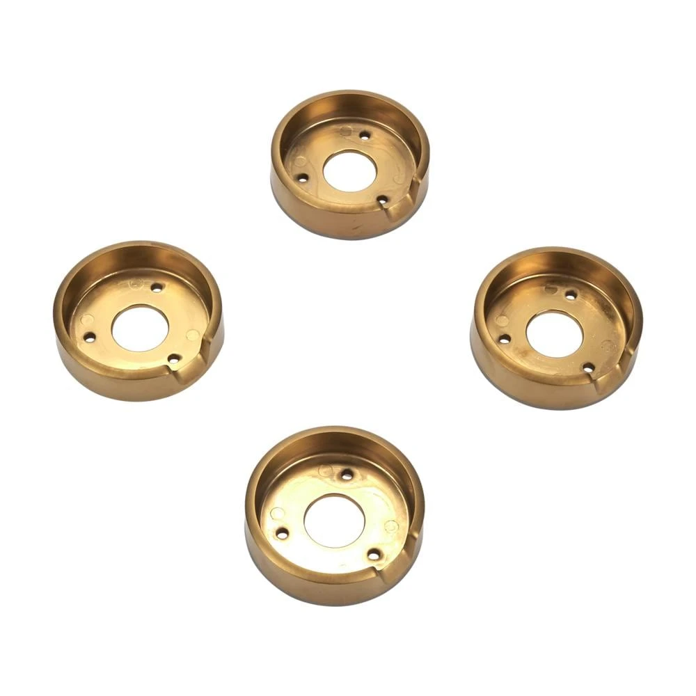 JennAir Bezel (Set of 4) for Rise-Style Commercial Range and Rangetop Knobs - Brass W11323068