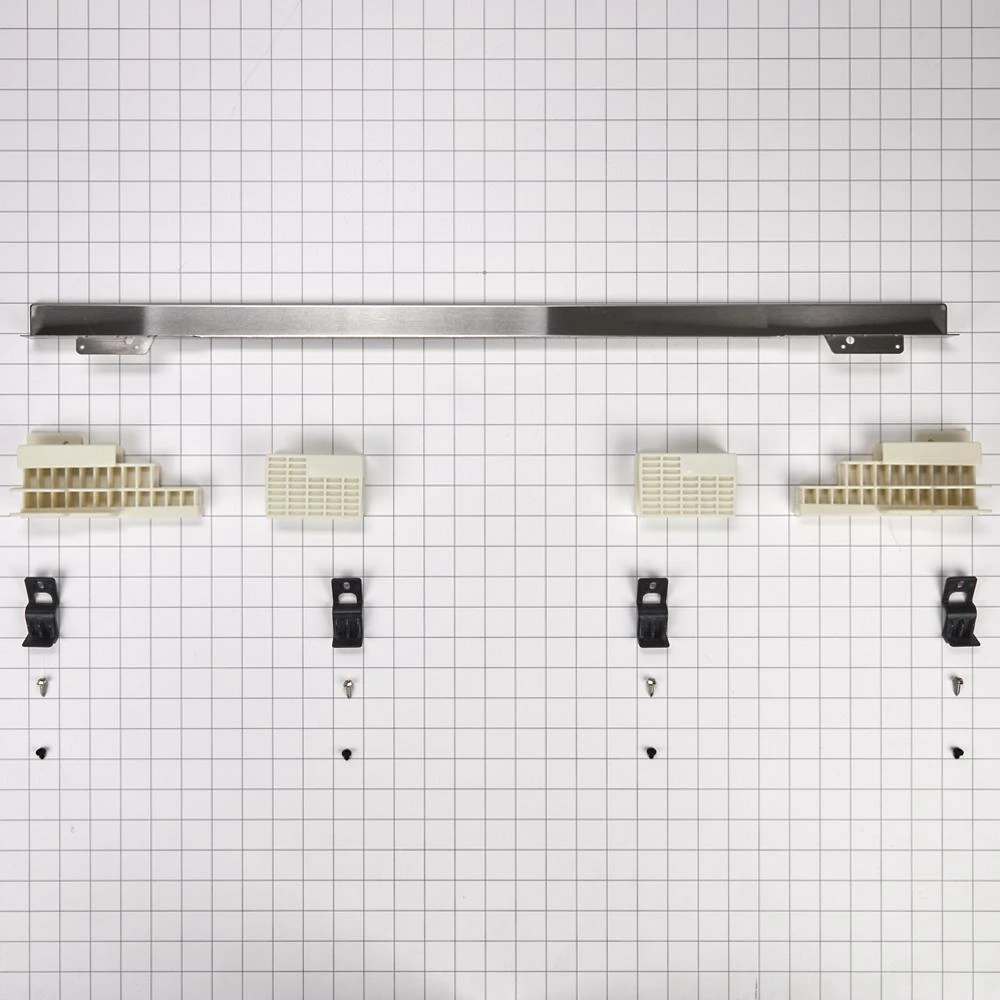 30" Built-In Range/Microwave Flush Installation Trim Kit, Stainless Steel W11357772