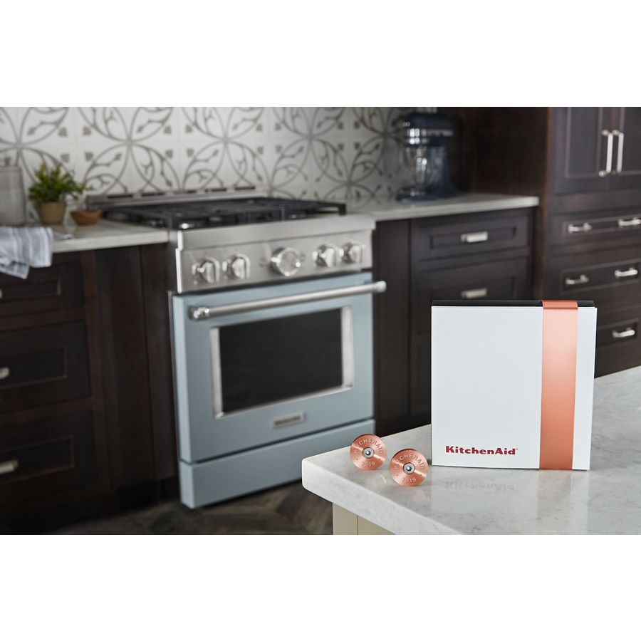 Commercial-Style Range Handle Medallion Kit W11368841CF